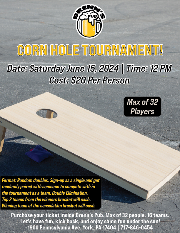 Corn Hole Tournament 2024-01